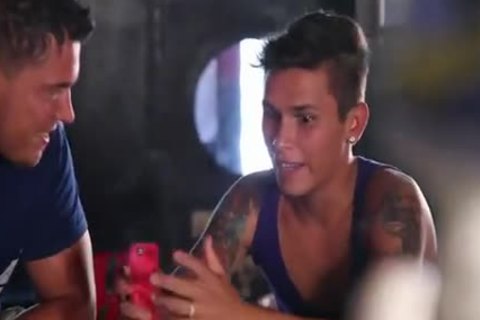 Tommy Defendi & Sebastian young poke Seth Knight