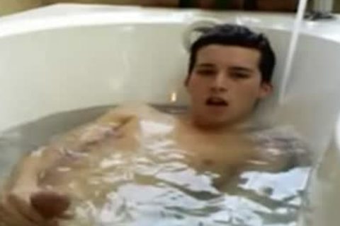 teen In His Bathtub