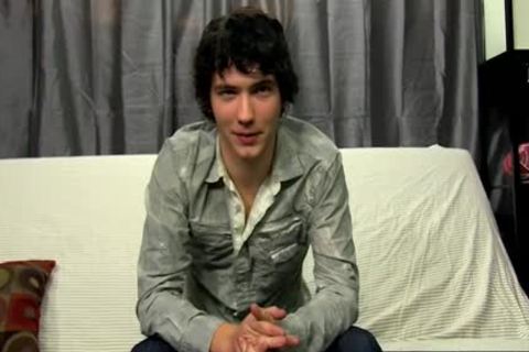 teen Josh Bensan Interviewed Then Wanked His cock