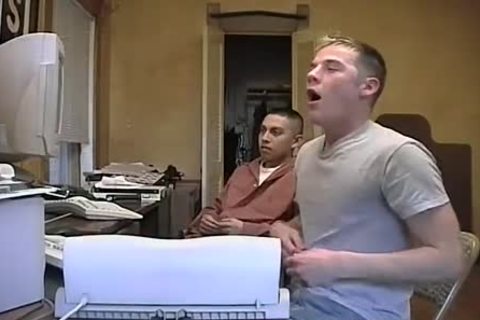 twink Deepthroating penises Uncut pecker And Licking his nuts