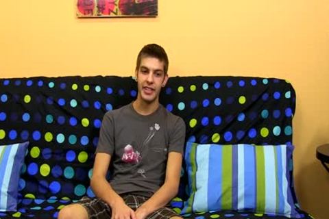 gorgeous brunette Max Morgan Interview Then Jerking Session - BoyFriendTVcom