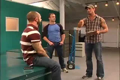 Three Muscled,guys fuck