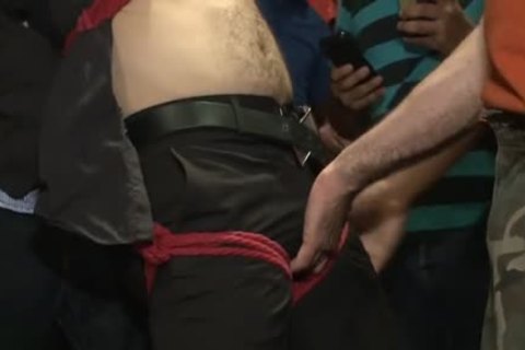 Tattoo homosexual bound With cumshot