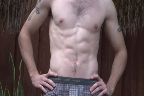 enormous Hung 8 Inch Soldier Showing Off