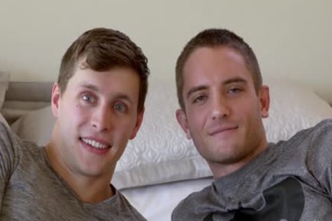 bushy homosexual Otter Takes large Straight massive penis From Frat lad