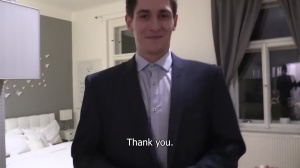 A young lad nailed hard in his apartment