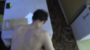 Czech boy stretched and banged hard