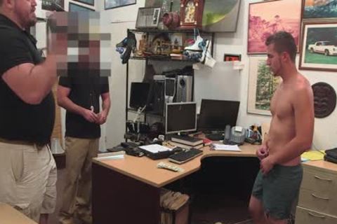 homosexual PAWN - young str8 blond man Has homosexual three-some For Bail cash