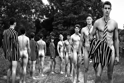 naked males Rowing: Brokeback Boathouse - 2013