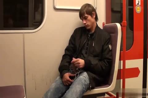 juicy teen Jacking Off In The Subway