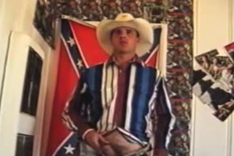 Redneck Cowboy Works His Hard bushy wang