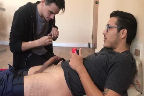 Birthday twink Plays video Games And Tops Him whilst Makin