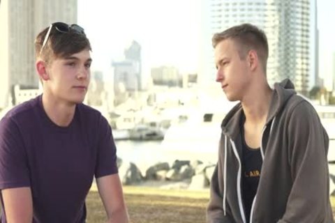 Our Very Own blonde Teenage twink dildo - Finn & Noah