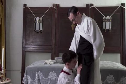 Felix O'Dair & Father Fiore -  Altar lad Training