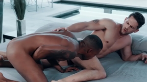 Noir Male: Muscle Roman Todd and Jacen Zhu rimjob