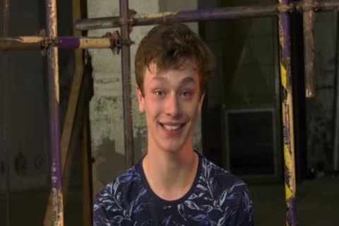 Blindfolded teen Knocked Off Hard By master Male dom