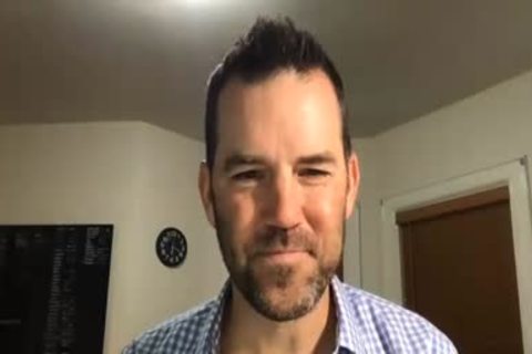 daddy chap stroking On webcam