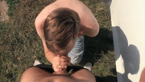 CzechHunter.com: Czech masturbation outdoors