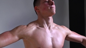 EastBoys.com - Flex hard riding a dick sex scene