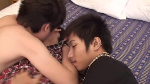 GayAsianNetwork: Sexy asian cop group sex video