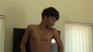 GayAsianNetwork: Asian Wat Pt masturbating in the club