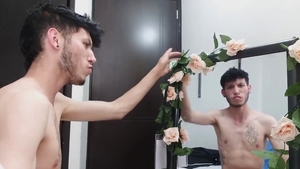 BarebackLatinoz - Young jerking uncut cock