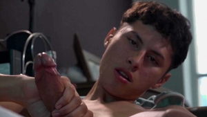 BarebackLatinoz - Skinny Dimitri stroking sex scene