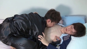 GayAsianNetwork - Twink tongue kissing scene
