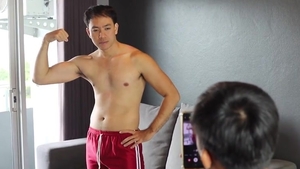 Massage Therapy - asian Thai Straight Bass Has A Massage With cum shot