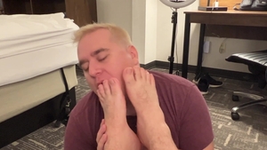 TicklishChubs - Feet licking scene
