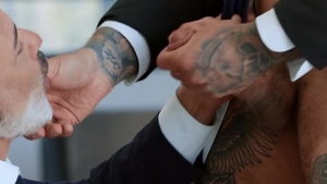 MEN - Muscle australian gay Papi Kocic smashed by Adam Franco