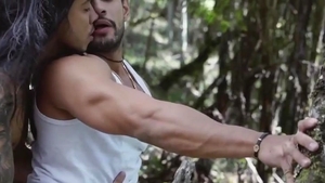 Alejo Espina (aospinad) And Tarzan fuck In The Woods