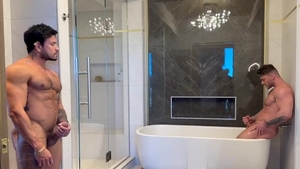 William Seed bonks Alejo In The Hotel bathroom Tub
