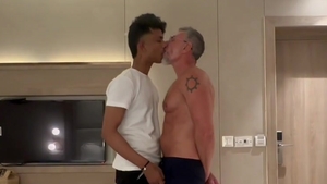 Indian teen fucks White Daddy In Hotel