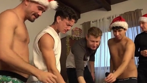 Czech Xmas jack off Party 2024 Part 1 bare Bobby Orel Danny Fontana Dominik