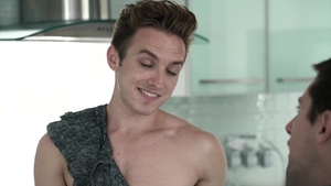 Brother Crush: Hazel Eyes Stare as Twink Takes Cock
