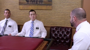 Missionary Boys: Naked Miller Tasted Leaky Cock