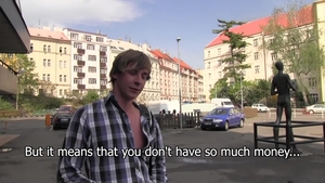 Czech Hunter: Blowing Me Underneath the Balcony