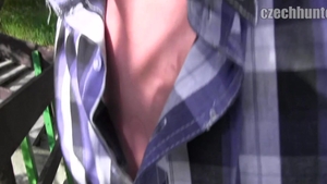 Czech Hunter: Blowing Me Underneath the Balcony