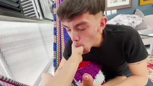 AmateurGayPOV: Good Step-dad Helps Out
